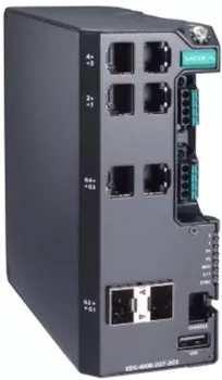 Коммутатор управляемый MOXA EDS-4008-2GT-2GS-LV 4*10/100BaseT(X) ports, 2*10/100/1000BaseT(X), 2*100/1000BaseSFP ports, dual power inputs 12/