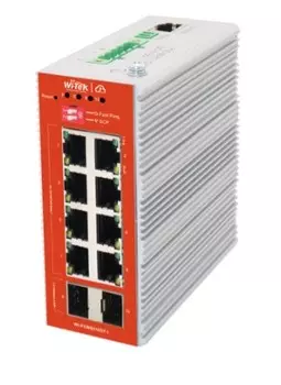 Коммутатор промышленный Wi-Tek WI-PCMS310GF-I L2 PoE, порты 8GE PoE, 2SFP, Cloud