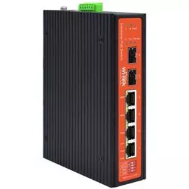 Коммутатор промышленный Wi-Tek WI-PS306GF-I v2 2*PoE 1000Base-T IEEE802.3at/af/bt, 2*PoE 1000Base-T IEEE802.3at/af/, passive 24В, 2*SFP, IP30, 48-55V