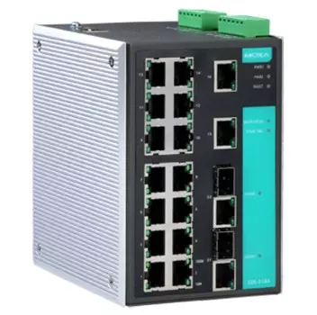 Коммутатор управляемый MOXA EDS-518A-T 16x10/100 BaseTx, 2x10/100/1000 BaseTx