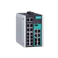 Коммутатор управляемый MOXA EDS-518E-4GTXSFP-T 14x10/100BaseT(X) ports, and 4 combo 10/100/1000BaseT(X) or 100/1000BaseSFP ports