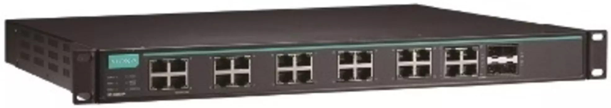 Коммутатор управляемый MOXA IKS-G6524A-4GTXSFP-HV-HV-T Layer 2: 20 портов 100/1000BaseT(X) Ethernet, 4 комбо-порта 10/100/1000BaseT(X) (RJ45 + SFP), 2