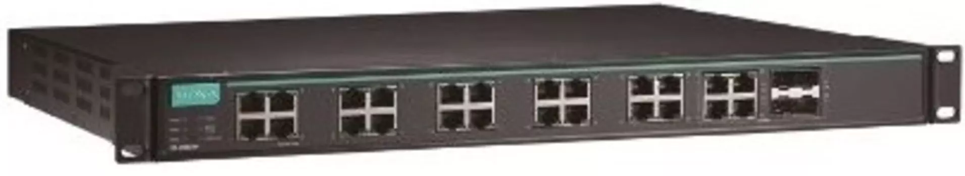 Коммутатор управляемый MOXA IKS-G6824A-4GTXSFP-HV-HV-T Layer 3: 20 портов 100/1000BaseT(X) Ethernet, 4 комбо-порта 10/100/1000BaseT(X) (RJ45 + SFP), 2