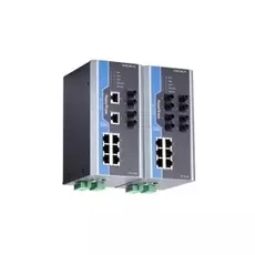 Коммутатор управляемый MOXA PT-510-4M-ST-HV DIN-Rail switch, 6 x 10/100BaseT(X), 4 x 100BaseFX MM, ST connectors, 1 power su
