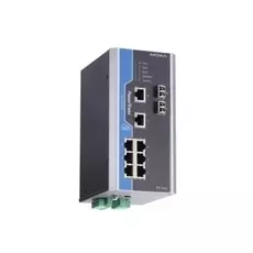 Коммутатор управляемый MOXA PT-510-SS-LC-48 DIN-Rail switch, 8 x 10/100BaseT(X), 2 x100BaseFX SM, LC connectors, 1 power supply