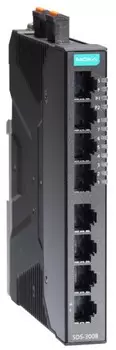 Коммутатор управляемый MOXA SDS-3008-T Compact with 8-port of fast Ethernet interfaces dual 12/24/48VDC power inputs