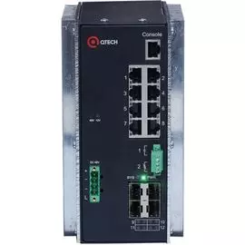Коммутатор управляемый QTECH QSW-3310-12T-I-POE-DC24