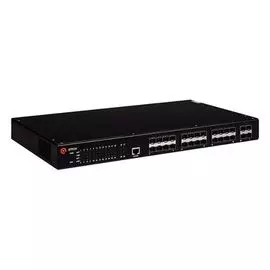 Коммутатор управляемый QTECH QSW-3310-28F-AC-AC стекируемый, L2+, 24*100/1000 BASE-X SFP, 4*10GbE BASE-X SFP+, 4K VLAN, 16K MAC адресов, консольный по