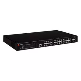 Коммутатор управляемый QTECH QSW-3310-28TX-AC-AC стекируемый, L2+, 24*10/100/1000BASE-T, 4*10GbE SFP+, 4K VLAN, 16K MAC адресов, консольный порт, 2 вс