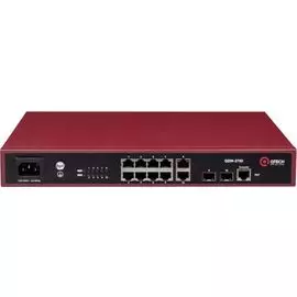 Коммутатор управляемый QTECH QSW-3750-10T-AC-R L2+, 8 портов 10/100/1000BASE-T, 2 порта 100/1000Base-X SFP, 4K VLAN, 8K MAC адресов, консольный порт,