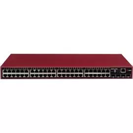 Коммутатор управляемый QTECH QSW-3750-52T-AC-R L2+, 48 портов 10/100/1000BASE-T, 4 порта 100/1000BASE-X SFP, 4K VLAN, 16K MAC адресов, консольный порт