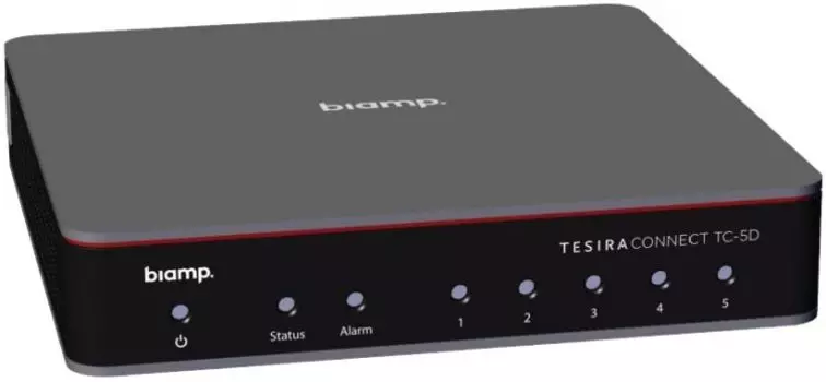 Коммутатор сетевой BIAMP TesiraCONNECT TC-5D 912.0087.900/911.0087.900 Сетевой коммутатор BIAMP [TesiraCONNECT TC-5D] AVB, Dante, PoE+ (4 порта), 5 по