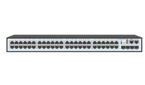 Коммутатор управляемый SNR SNR-S2989G-48TX-POE уровня 2, 48 портов 10/100/1000Base-T с поддержкой PoE, 4 порта 1/10G SFP+