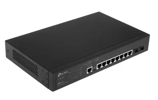 Коммутатор управляемый TP-LINK SG3210 8xUTP 10/100/1000, 2xSFP Gigabit, рэковый