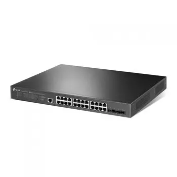 Коммутатор управляемый TP-LINK SG3428XPP-M2 JetStream, 24x2,5Гбит/с (8xPoE++, 16xPoE+), 4xSFP+