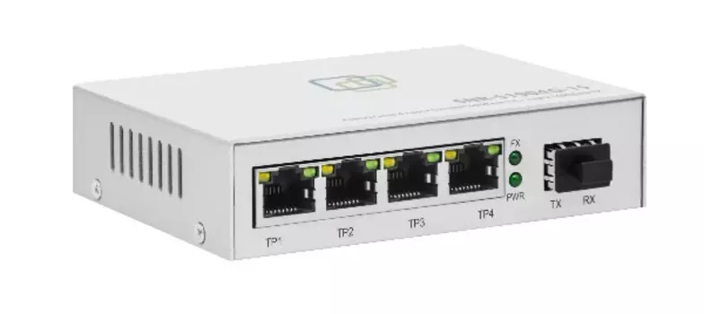 Коммутатор SNR SNR-S1904G-1S уровня 2, 4 порта 10/100/1000Base-T, 1 порт 1000Base-X (SFP)