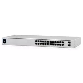 Коммутатор управляемый Ubiquiti UniFi Switch USW-24-POE Gen2 USW-24-POE-EU 1 Гбит/с LAN: 24, SFP порты: 2, Количество портов PoE out:16
