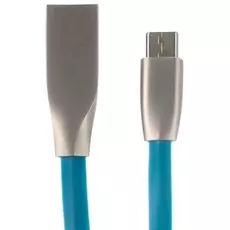 Кабель интерфейсный USB 2.0 Cablexpert CC-G-USBC01Bl-1M AM/Type-C, серия Gold, длина 1м, синий, блис