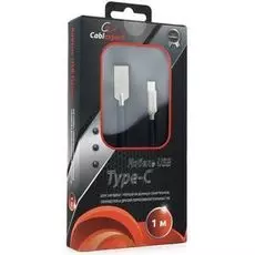 Кабель интерфейсный USB 2.0 Cablexpert CC-P-USBC02Bl-1M AM/Type-C, серия Platinum, длина 1м, синий, блистер