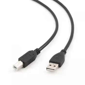 Кабель интерфейсный USB 2.0 Filum FL-CPro-U2-AM-BM-1.8M 1.8 м., черный, разъемы: USB A male-USB B male, пакет