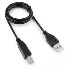 Кабель интерфейсный USB 2.0 Гарнизон GCC-USB2-AMBM-3M , AM/BM, 3м, пакет