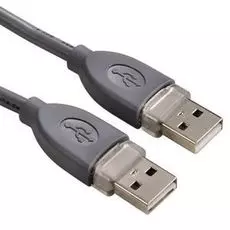 Кабель интерфейсный USB 2.0 HAMA AM/AM 00039664 1.8 м серый, H-39664