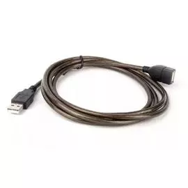 Кабель интерфейсный USB 2.0 Telecom VUS6956T-5M удлинительный AM/AF, прозрачная изоляция, 5m
