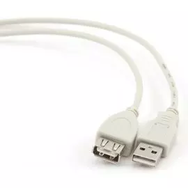 Кабель интерфейсный USB 2.0 удлинитель Gembird AM/AF 1.8 м, пакет