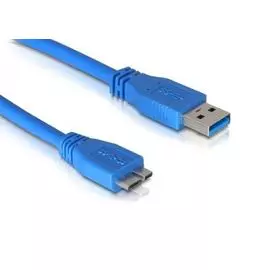 Кабель интерфейсный USB 3.0 5bites UC3002-010 AM-Micro 9P, 1м, синий