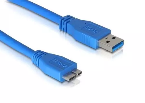 Кабель интерфейсный USB 3.0 5bites UC3002-005 AM-Micro 9P, 0.5м, синий