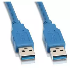 Кабель интерфейсный USB 3.0 Cablexpert AM/AM 1.8 м, Pro, экран, синий, пакет