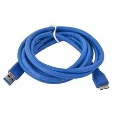 Кабель интерфейсный USB 3.0 Gembird AM/microBM 9P CCP-mUSB3-AMBM-1 30 см, экран, синий, пакет