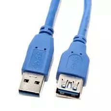 Кабель интерфейсный USB 3.0 удлинитель 5bites UC3011-030F AM-AF, 3м, синий
