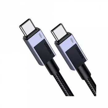 Кабель интерфейсный UGREEN L512 Type C 2.0 Male To Type C 2.0 Male 5A Data Cable, длина: 3м, цвет: черный