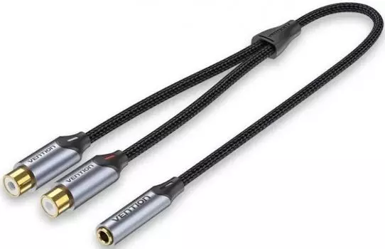 Кабель интерфейсный Vention BCOHY Jack 3.5 mm F / RCA F x 2 - 0.3м