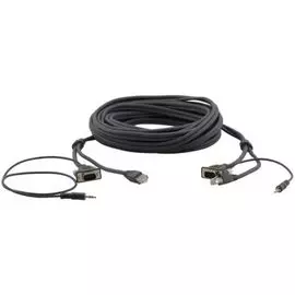 Кабель интерфейсный VGA-VGA Kramer C-GMAC/GMAC-15 92-2212015 Micro, VGA (Вилка) + аудио + RJ-45 на VGA (Вилка) + аудио + RJ-45, 4,6м.