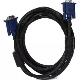 Кабель интерфейсный VGA-VGA VCOM VVG6448-5MO 15M-15M, 2 фильтра, 5м