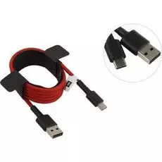 Кабель интерфейсный Xiaomi Mi Braided USB Type-C Cable SJX10ZM SJV4110GL 1 м, красный (X18863)