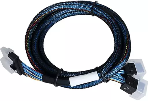 Кабель JPC P5022DR10800-1 Slimline SASx8 74P to 2x HDmSAS x4