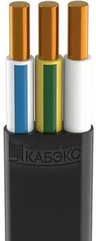 Кабель Кабэкс ТХМ00375257 ВВГ-Пнг(А) 3х1.5 ок (N PE) 0.66кВ (100м)