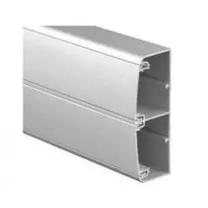 Кабель-канал DKC 01499 алюминиевый 140х50 L2000 с 2-мя крышками, с перегородкой, серый металлик, "In-liner Aero"