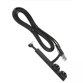 Кабель интерфейсный Usams U39 УТ000019993 Gamer series, USB/Lightning, с присоской, черный (SJ379USB01)