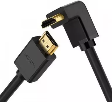 Кабель интерфейсный UGREEN HD103 10172_ угловой HDMI, 1м, черный