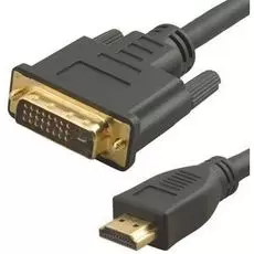 Кабель LAZSO WH-141(15m) соединительный HDMI-DVI. Максимальная скорость передачи 3,4Гбит/с, максимальное разрешение 2560x1600 (Dual link). Круглое се