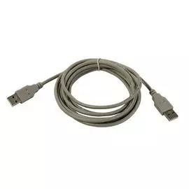 Кабель интерфейсный USB 2.0 5bites UC5009-030C AM-AM, серый, 3м