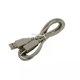 Кабель интерфейсный USB 2.0 5bites UC5010-010C AM-BM, серый, 1м