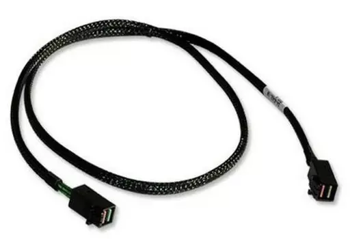 Кабель Luxshare L285HM014-SD-R INT, SFF8643-SFF8643 (HDmSAS-to-HDmSAS internal cable, w/SideBand), 100cm