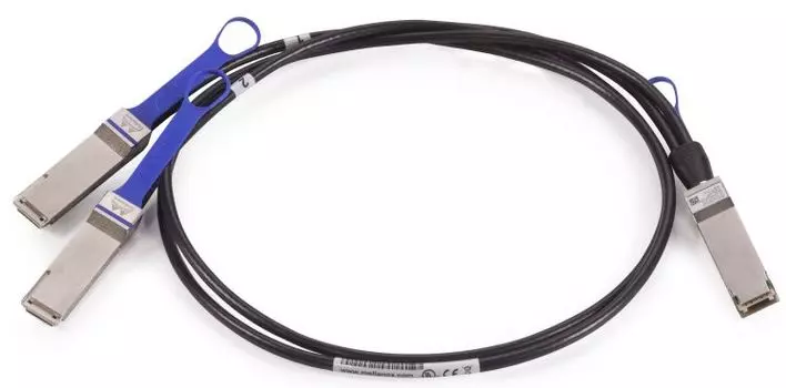 Кабель MELLANOX TECHNOLOGIES MCP7H00-G004R26L ETH 100Gb/s to 2x50Gb/s, QSFP28 to 2xQSFP28, 4m, Colored, 26AWG, CA-L