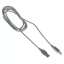 Кабель интерфейсный USB 2.0 Buro BHP RET USB_BM18 1.8м, серый, блистер