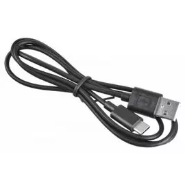Кабель интерфейсный USB 2.0 Buro BHP USB-C 1M 1м, черный